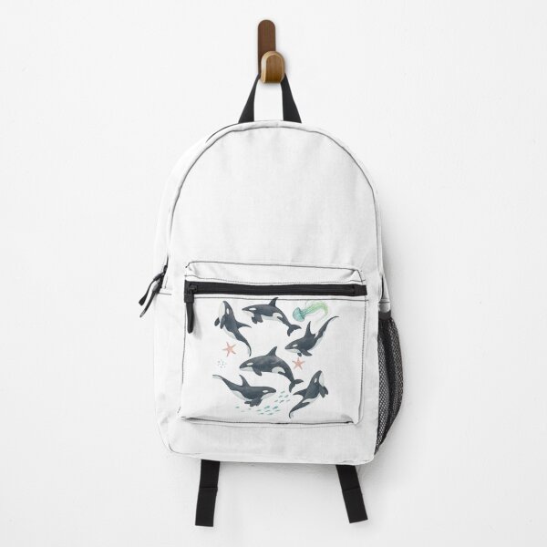 Item preview, Orca Whales and Ocean Life Illustration designed and sold by ArtfulWeave.