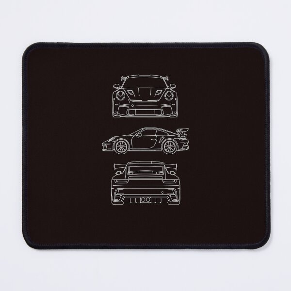 Item preview, Supercar 3-View Design – Front, Side & Rear Blueprint Style designed and sold by NextLevelViebes.