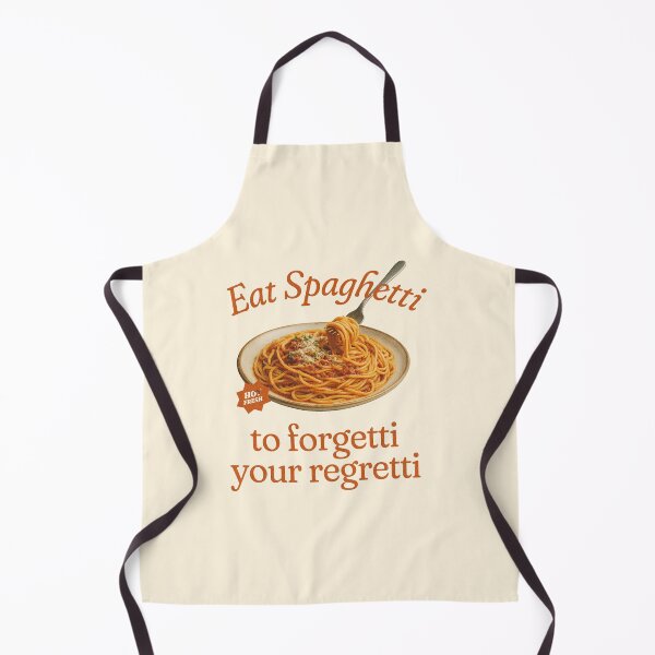 Item preview, Eat Spaghetti To Forgetti Your Regretti - Funny Pasta Quote designed and sold by Mildly Mystic.