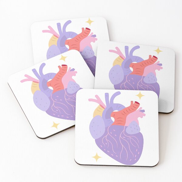 Item preview, Anatomical Heart Colorful Artistic Design designed and sold by ArtfulWeave.