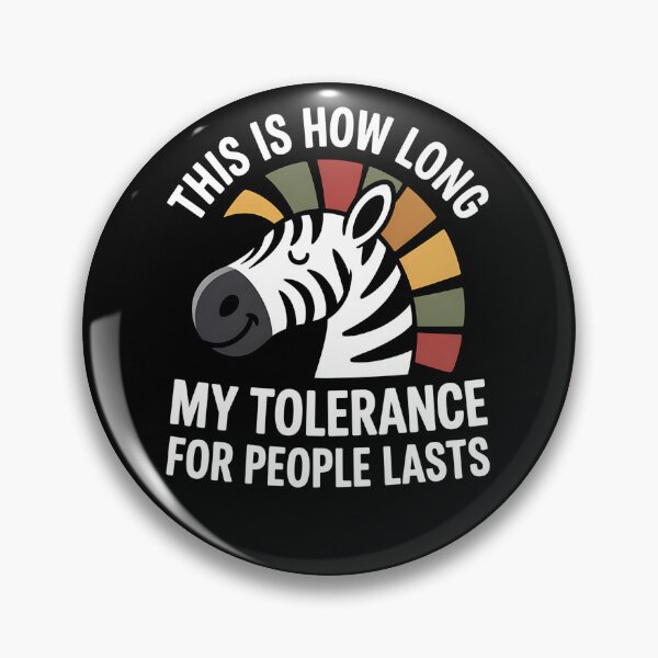 Item preview, This is How Long My Tolerance for People Lasts - This gift is perfect for introverts, sarcasm lovers, and anyone who quickly runs out of patience with people. designed and sold by ZyziowskyArt.