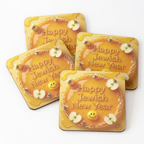 Item preview, Golden Honeycomb Rosh Hashanah – Sweet Jewish New Year Design ??? designed and sold by YG - YiddisheGesheft.
