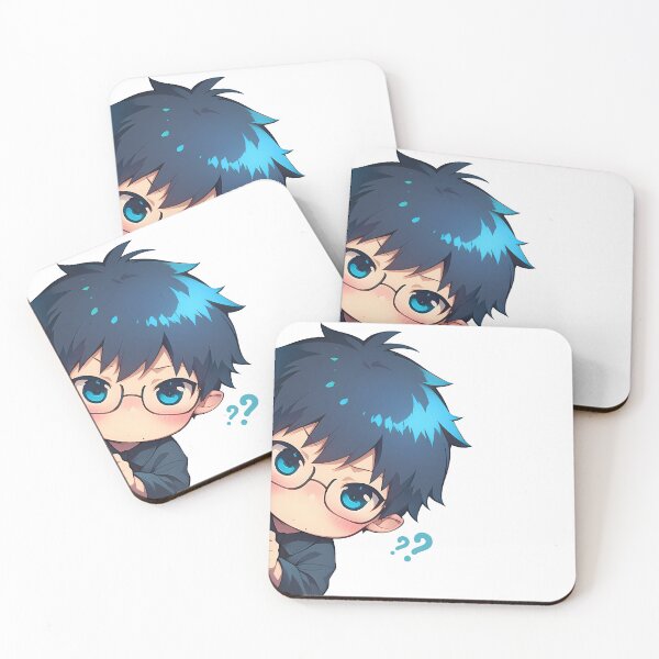 Item preview, Yukio Okumura Blue Exorcist Chibi Kawaii Peeker Anime designed and sold by HumbertoValveno.