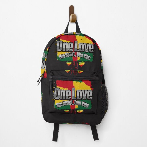 Item preview, One Love T-Shirt | One Heart, One Vibe | Reggae, Rasta, Jamaican Pride designed and sold by GiftLore Studio.