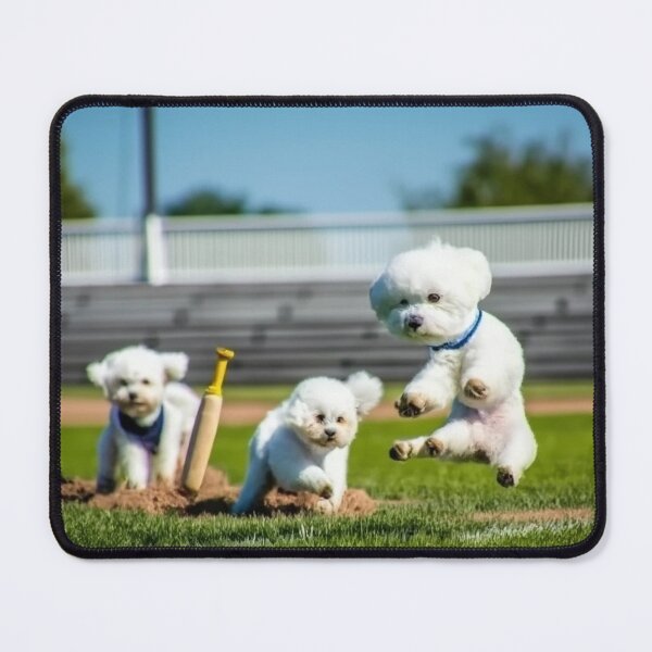 Item preview, Pitch, Catch and Wag – Playful Dogs Baseball with Hmong Tribal Vibes designed and sold by PimTribe.