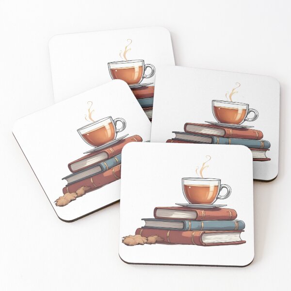 Item preview, Cozy Autumn Tea Cup with Books – Seasonal Fall Aesthetic designed and sold by Pixel--Threads.