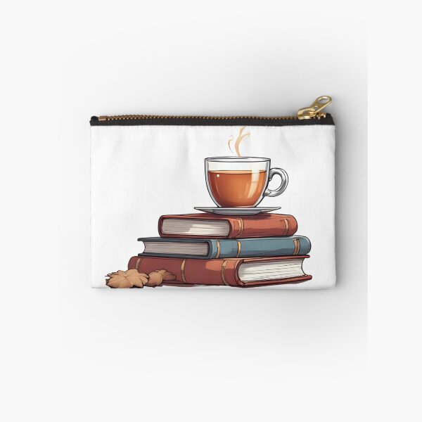 Item preview, Cozy Autumn Tea Cup with Books – Seasonal Fall Aesthetic designed and sold by Pixel--Threads.