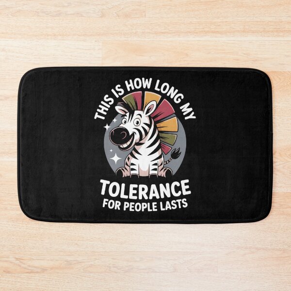 Item preview, This is How Long My Tolerance for People Lasts - This gift is perfect for introverts, sarcasm lovers, and anyone who quickly runs out of patience with people. designed and sold by ZyziowskyArt.
