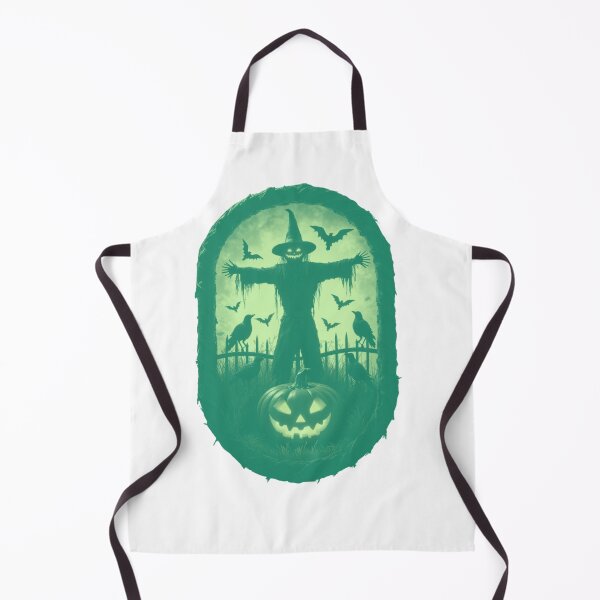 Item preview, A Sinister Scarecrow Under The Fiery Halloween Sky designed and sold by e-camelleone.