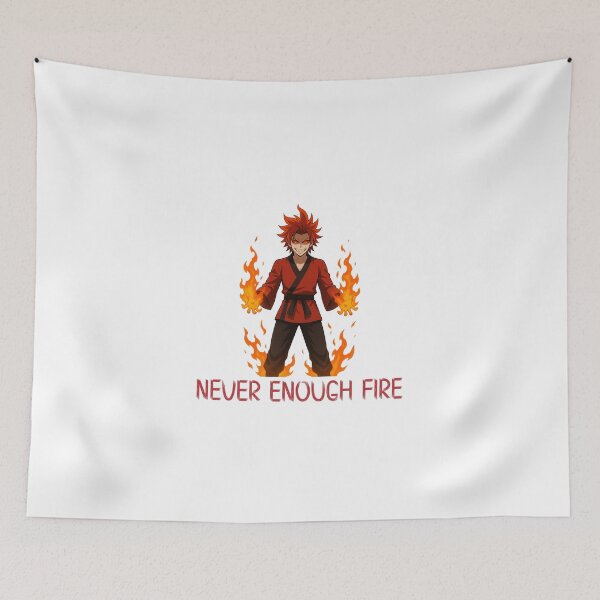 Item preview, Fire Spirit Anime – Power Unleashed designed and sold by ustylelab.