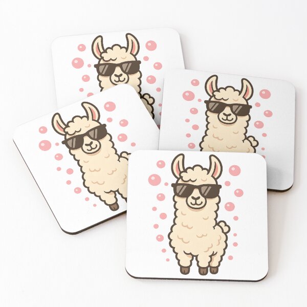 Item preview, Llama with Sunglasses designed and sold by FunnySignalStudio.