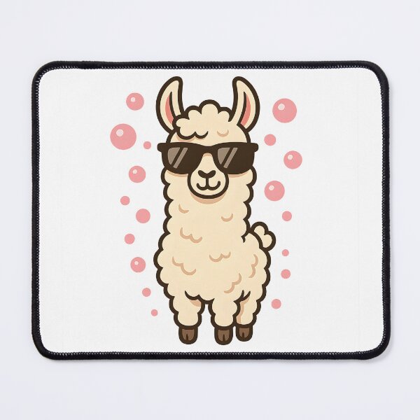 Item preview, Llama with Sunglasses designed and sold by FunnySignalStudio.