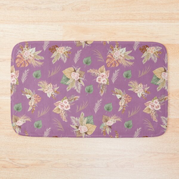 Item preview, Pampas Grass & Flowers on Purple designed and sold by KSimpson838.