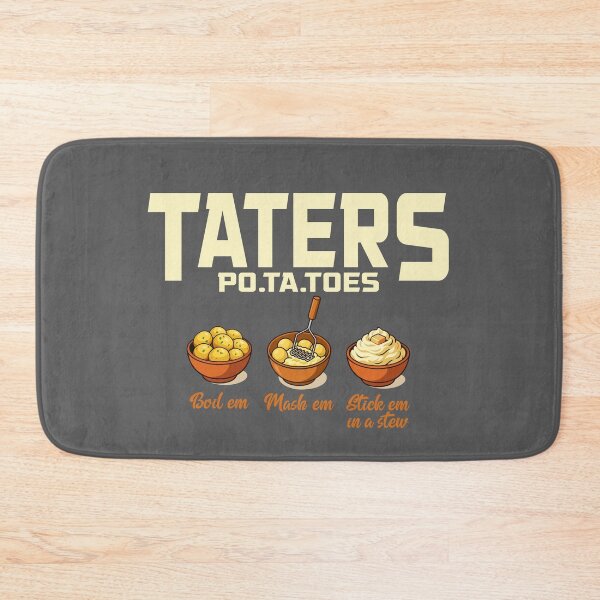 Item preview, Taters Po-ta-toes design designed and sold by Colorfulman.