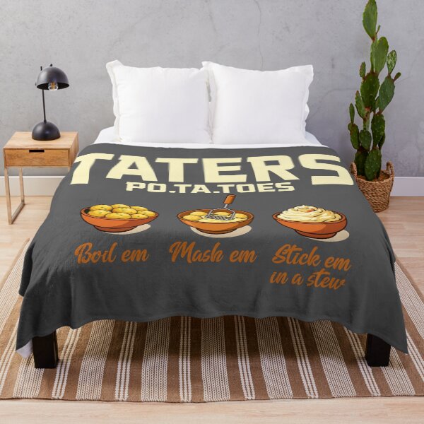 Item preview, Taters Po-ta-toes design designed and sold by Colorfulman.