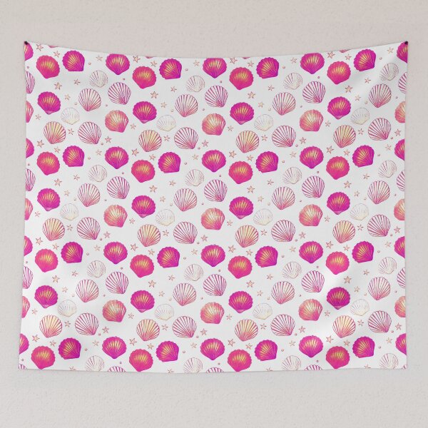 Item preview, Neon Seashell Pattern designed and sold by Rosiname.