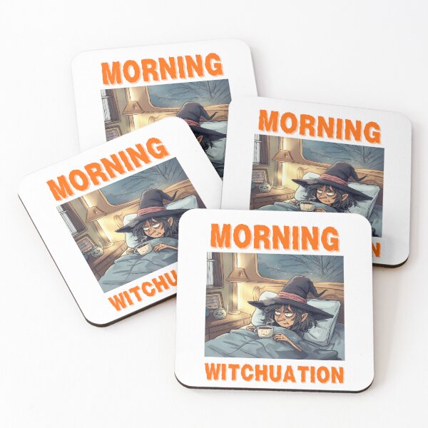 Item preview,  Morning Witchuation Funny Coffee Witch Halloween design designed and sold by JAGA-ALIME.