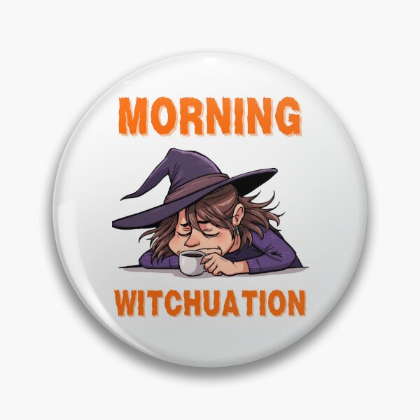Item preview, Morning Witchuation Funny Coffee Witch Halloween design designed and sold by JAGA-ALIME.