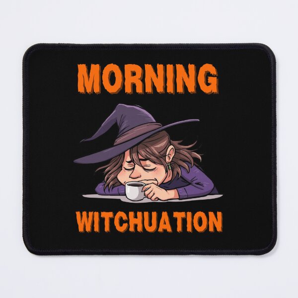 Item preview, Morning Witchuation Funny Coffee Witch Halloween design designed and sold by JAGA-ALIME.