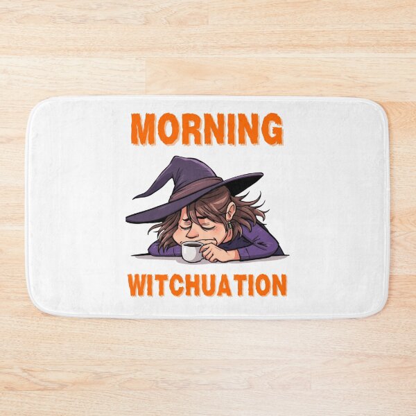 Item preview, Morning Witchuation Funny Coffee Witch Halloween design designed and sold by JAGA-ALIME.