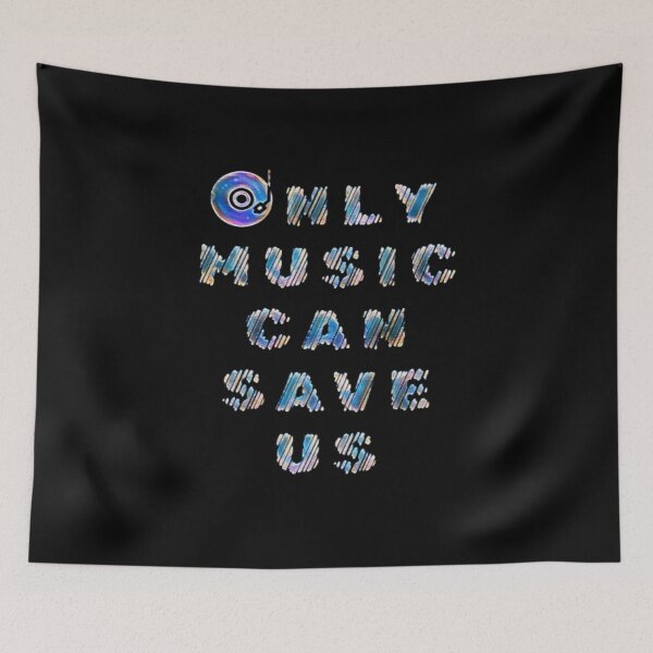 Item preview, Only Music Can Save Us – Retro designed and sold by creativerooney.