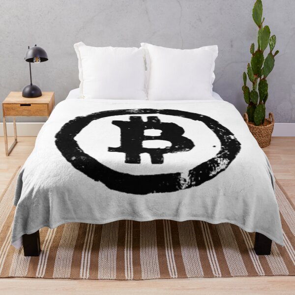 Item preview, Bitcoin Grunge Logo Black designed and sold by CyberRex.