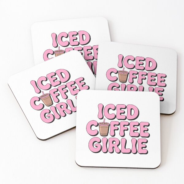 Artikelvorschau, Eiskaffee-Girlie! Pinkes Girlie entworfen und verkauft von PMCreative.