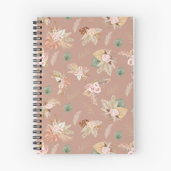 Item preview, Pampas Grass & Flowers on Pinkish Brown designed and sold by KSimpson838.