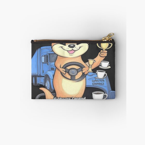 Item preview, Highway Otter – Cute Trucker Design designed and sold by SHOP SOUS⭐⭐⭐⭐⭐.