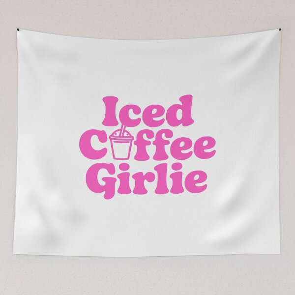 Item preview, Iced Coffee Girlie! Pink Girly designed and sold by PMCreative.