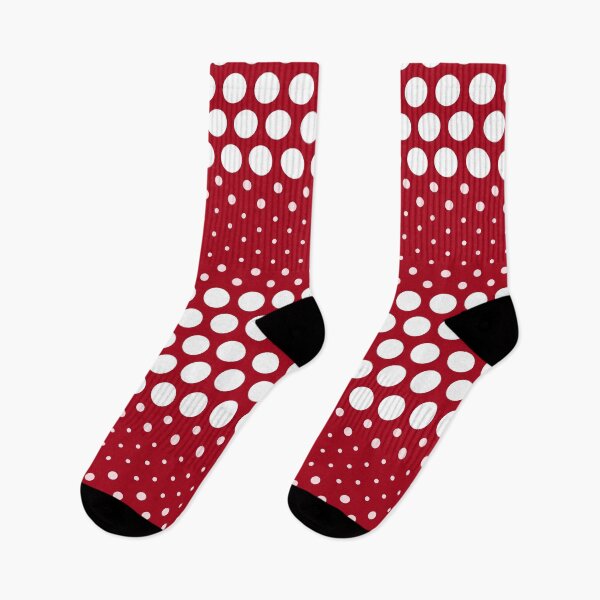 Item preview, Dotwave White Polka Dots on Red Background  designed and sold by POLKAIWERX.