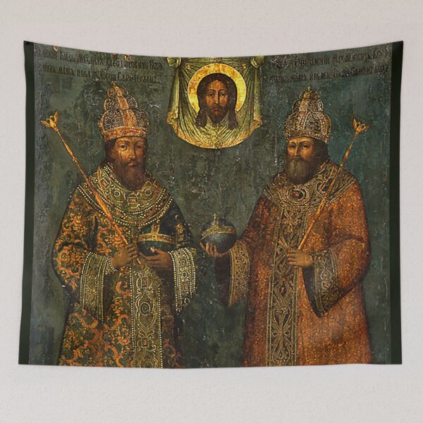 Item preview, Mandylion Tsar Michael And His Son Tsar Alexis designed and sold by GuyBlank.