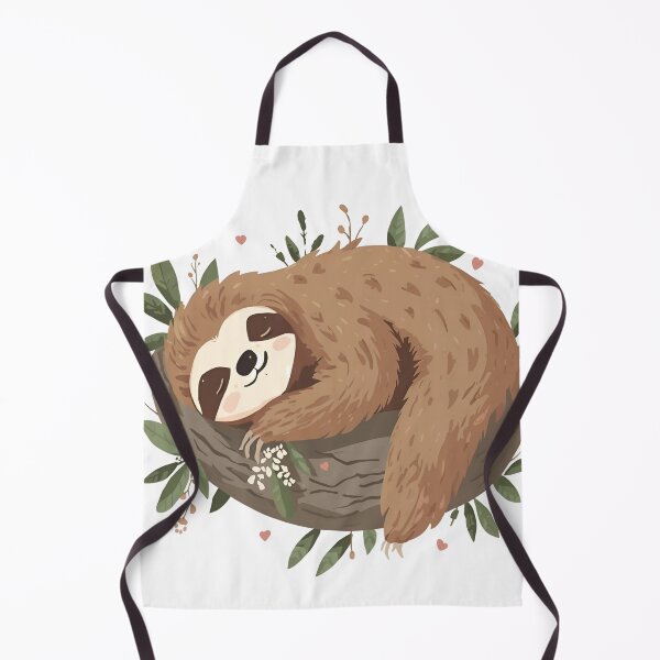 Item preview, The Sleepy Sloth in the Jungle designed and sold by catcurio.