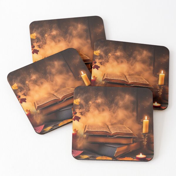Item preview, Mystical Magical Vintage Spellbooks and Candles Gothic Autumn designed and sold by Stephanie Laird.