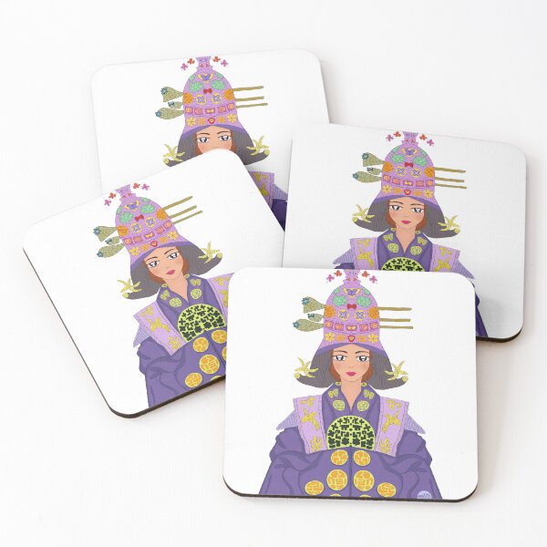 Item preview, Korean Queen – Regal Woman Illustration designed and sold by Yoma-iknow.