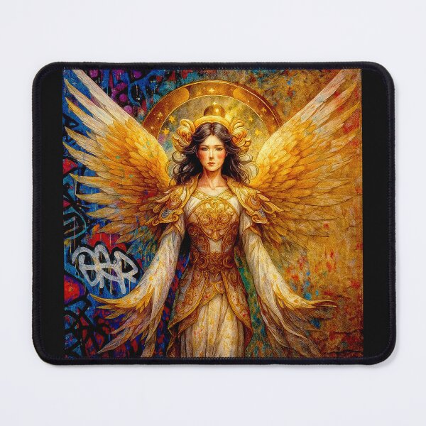 Item preview, Pop Art Golden Colorful Angel #2 designed and sold by Helios Be. Lavsh.