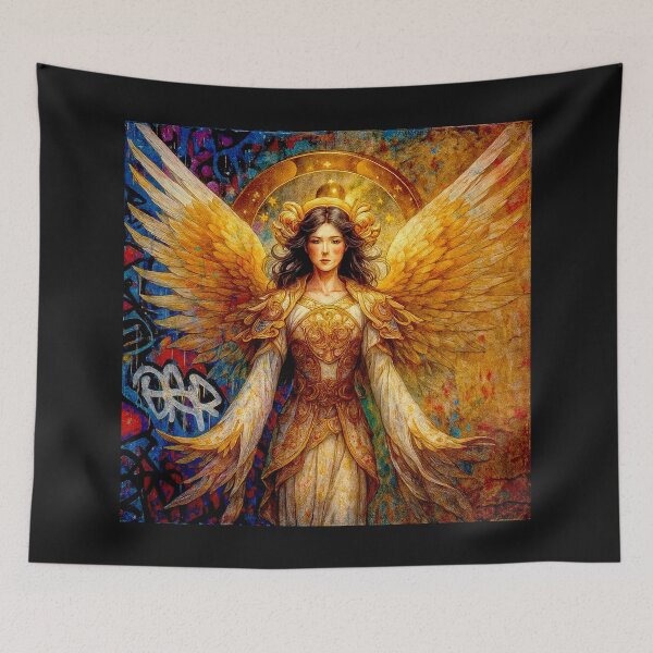 Item preview, Pop Art Golden Colorful Angel #2 designed and sold by Helios Be. Lavsh.