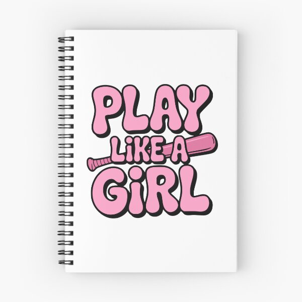 Item preview, Play Like A Girl! Pink Baseball Girlie designed and sold by PMCreative.