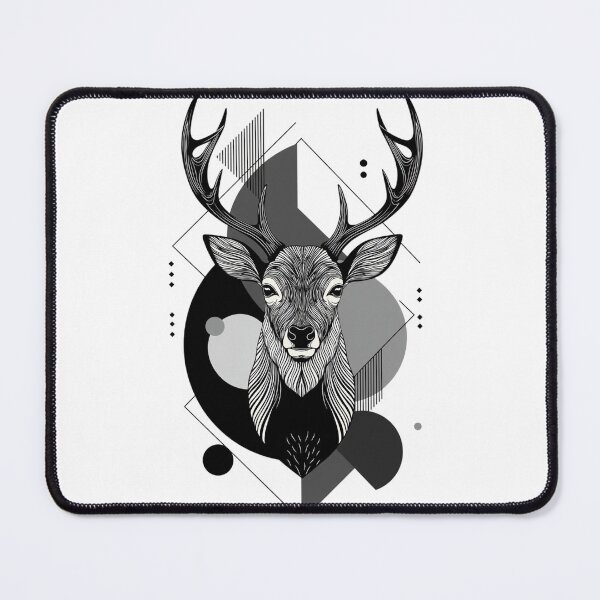 Item preview, Abstract Geometric Deer Head designed and sold by ARM-Designs.