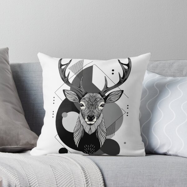 Item preview, Abstract Geometric Deer Head designed and sold by ARM-Designs.