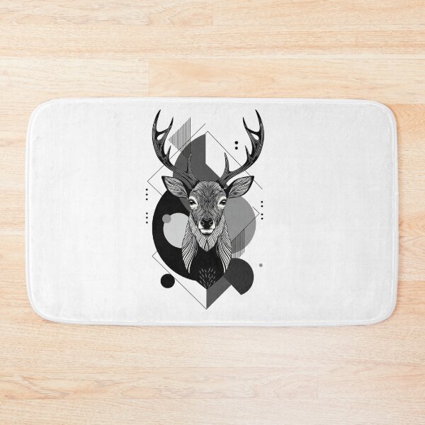 Item preview, Abstract Geometric Deer Head designed and sold by ARM-Designs.