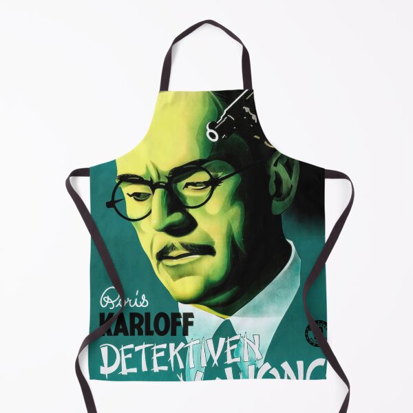 Item preview, Vintage Movie Poster | Detektiven Mr. Wong Art Print | Boris Karloff Illustration | Mid-20th Century Style & Mystery Decor designed and sold by artofuniverse.