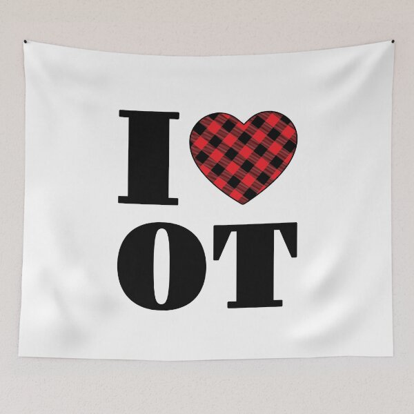 Item preview, I Love OT Occupational Therapy Therapist designed and sold by jaygo.