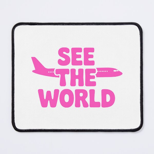 Item preview, See The World! Pink Travel Girly designed and sold by PMCreative.