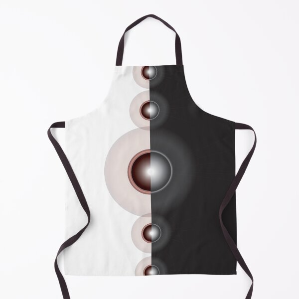 Item preview, Black and White Abstract Design Inspired by Poke Balls designed and sold by MilabArt.