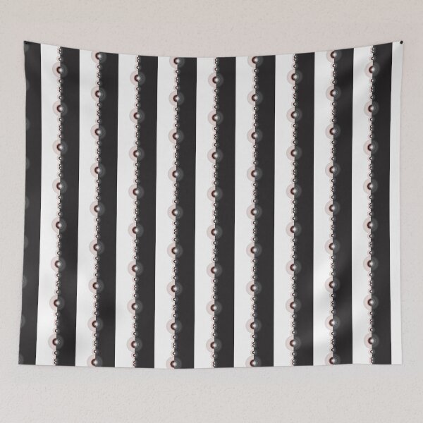 Item preview, Black and White Abstract Design Inspired by Poke Balls designed and sold by MilabArt.
