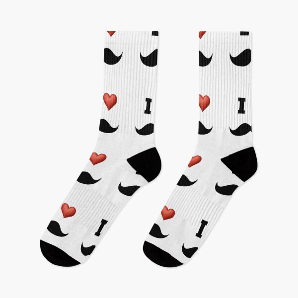 Item preview, I Love Mustaches Funny Dad Gift – Father's Day & Birthday Design designed and sold by Psycho-Crazy.