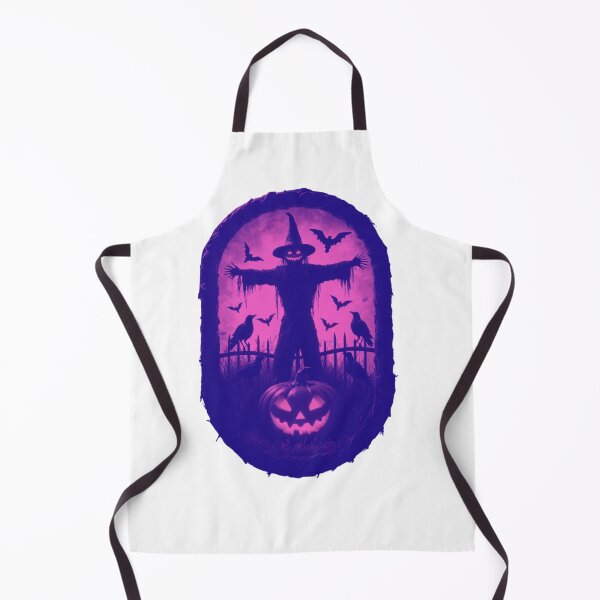 Item preview, A Sinister Scarecrow Under The Fiery Halloween Sky designed and sold by e-camelleone.