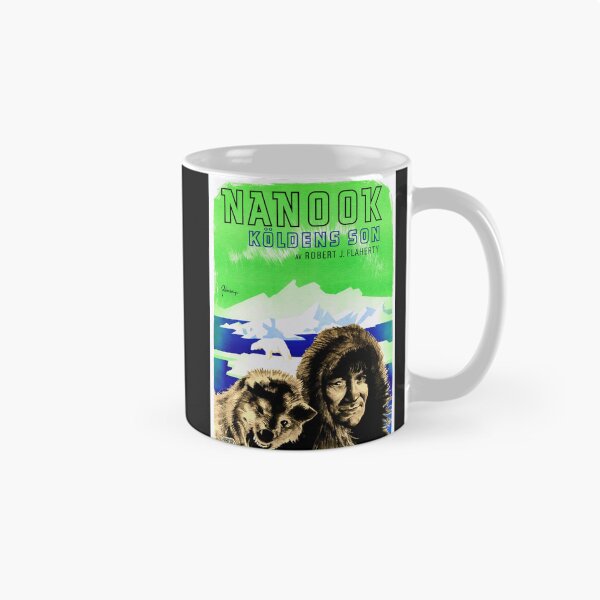Item preview, Vintage Swedish Movie Poster | Nanook of the North | Inuit Culture & Arctic Wildlife | 1922 Documentary Art Print designed and sold by artofuniverse.