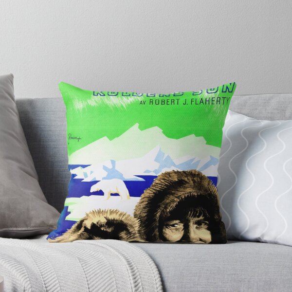 Item preview, Vintage Swedish Movie Poster | Nanook of the North | Inuit Culture & Arctic Wildlife | 1922 Documentary Art Print designed and sold by artofuniverse.